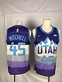 Jazz 45 Donovan Mitchell Purple City Edition Nike Swingman Jersey,baseball caps,new era cap wholesale,wholesale hats